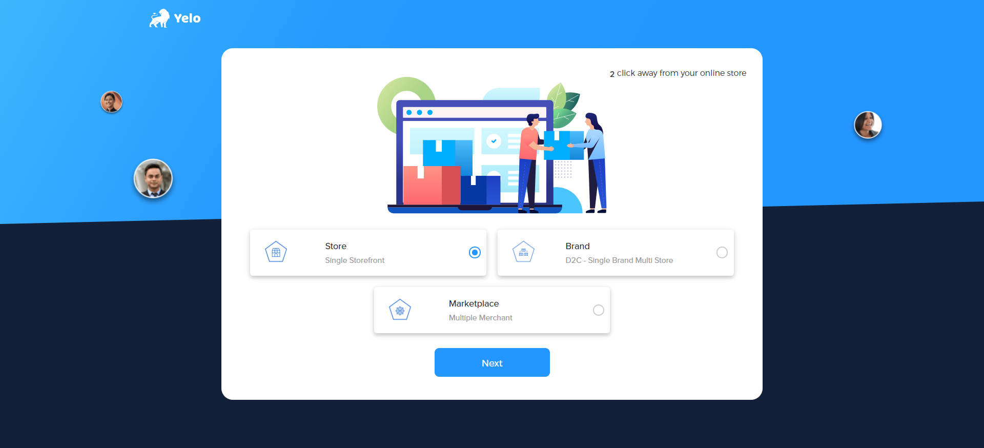 select your type of business