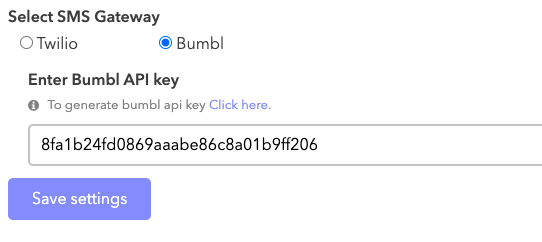 Expert verification through OTP bumbl - Panther