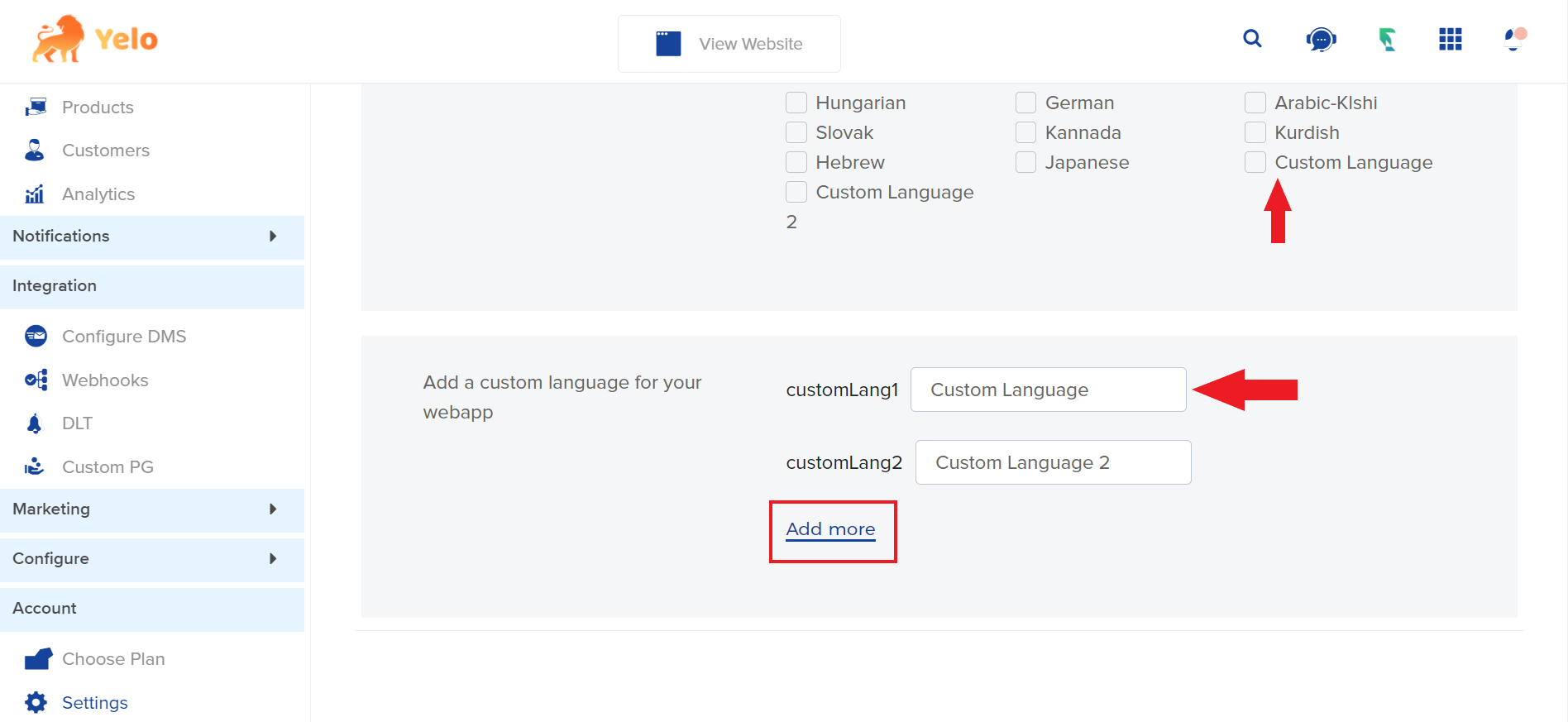 custom language 2