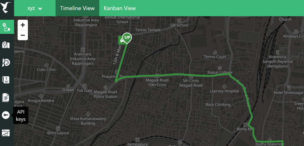 Flightmap keys on tookan