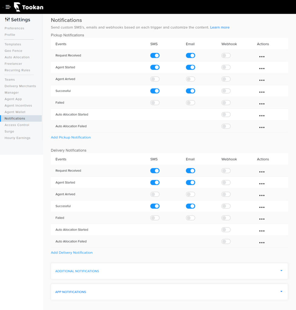 SMS & Email Notifications