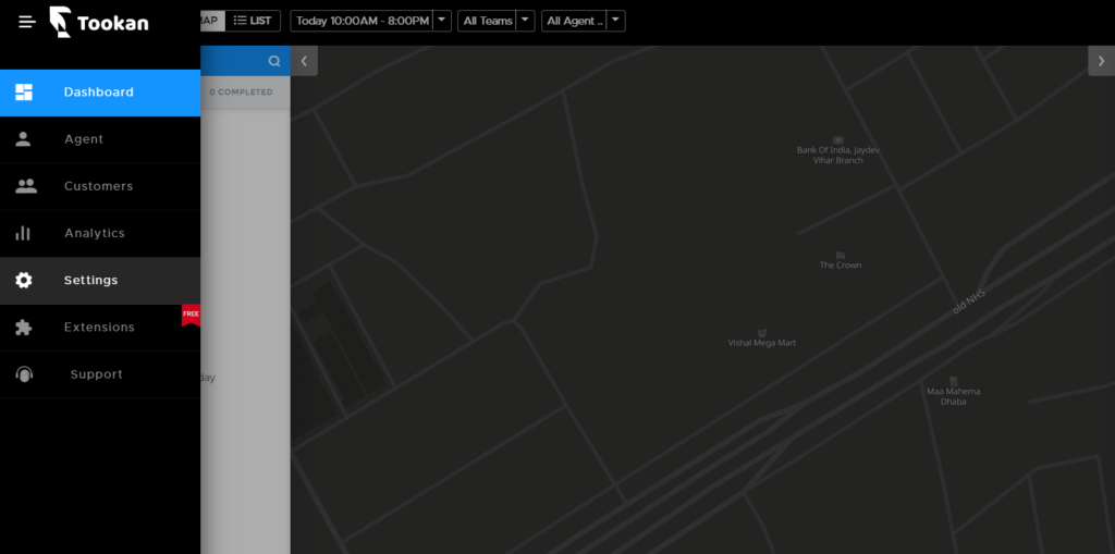 Search Webhook logs by Task ID on Tookan 